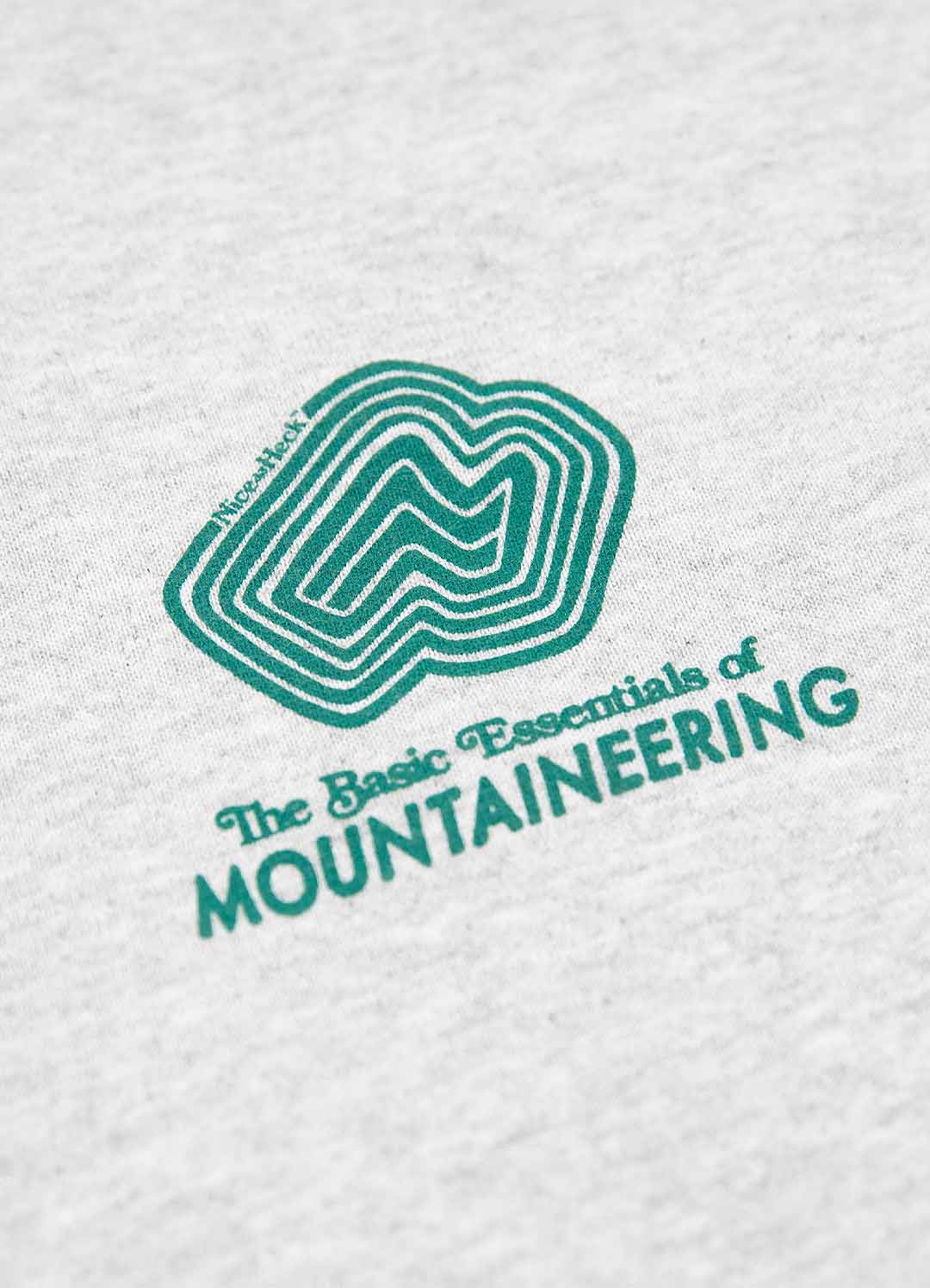 Basics of Mountaineering Hoodie | Ash